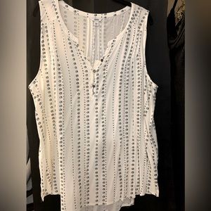 Womens Sonoma brand tank sleeve blouse sz XXL